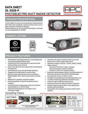 SL-2000-P Duct Smoke Detectors thumbnail